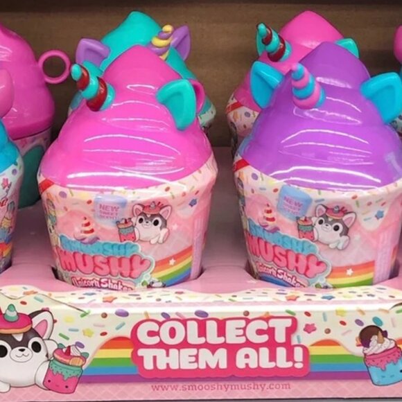 (4) Smooshy Mushy Series 3 Unicorn Shakes Squishies Blind Bag lot - Picture 1 of 6